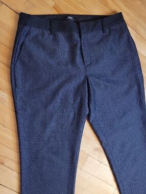 Mexx Woman Navy Textured Dress Pants Size US 8